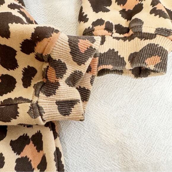 Miss Eatwell Tiramisuit Hoodie Leopard Heather McMahan Collab Size S/M - Picture 14 of 14